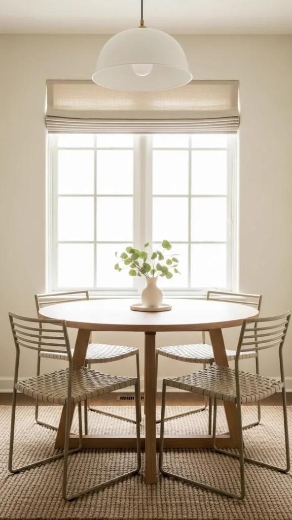 how to decorate a small dining area