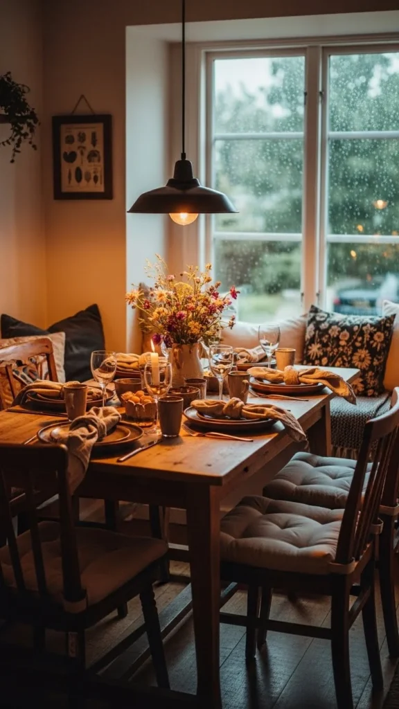 how to decorate dining nooks