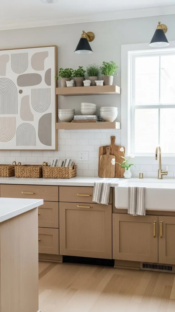 how to decorate kitchen walls