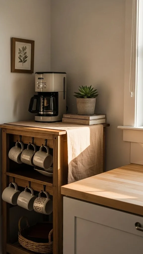 how to style a coffee corner