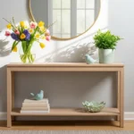 22 Elegant Spring Console Table Decor Ideas That Upgrade Entryways