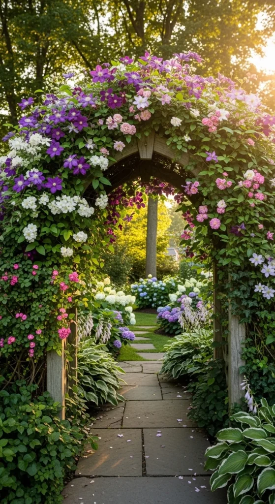 Add a Climbing Vine Archway