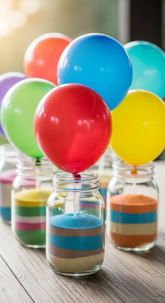 Balloon Mason Jars