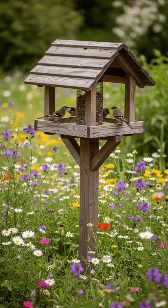 Bird Feeder Garden