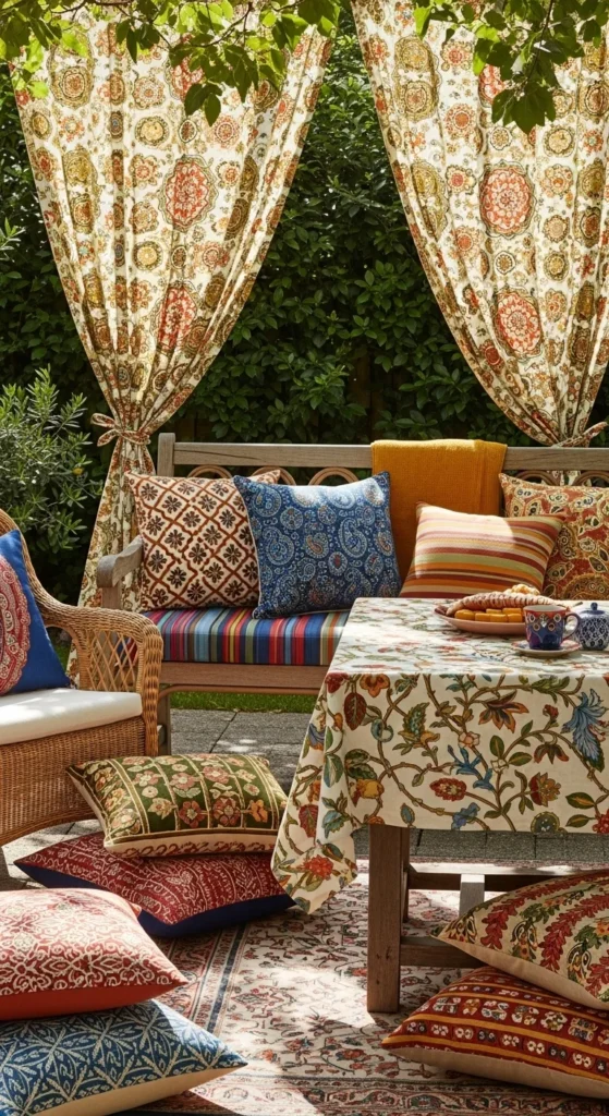 Bring in Patterned Fabrics