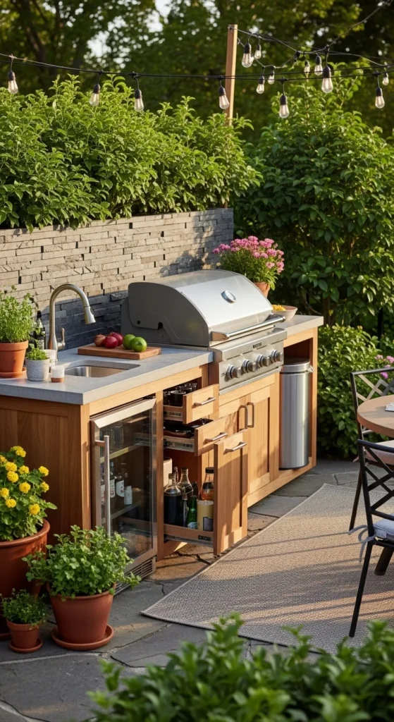 Build a Small Outdoor Kitchen