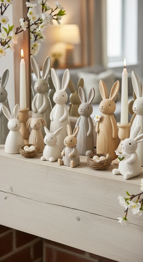 Bunny Figurines for Spring Whimsy