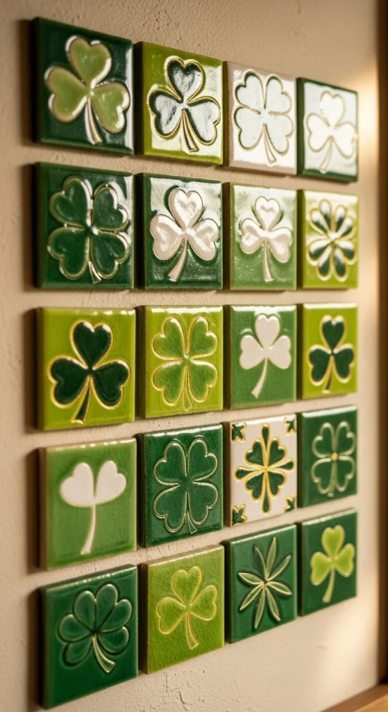 Ceramic Clover Wall Tiles