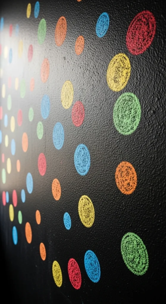 Chalkboard Polka Dots