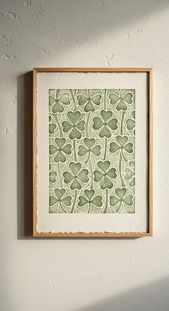Clover Pattern Block Prints