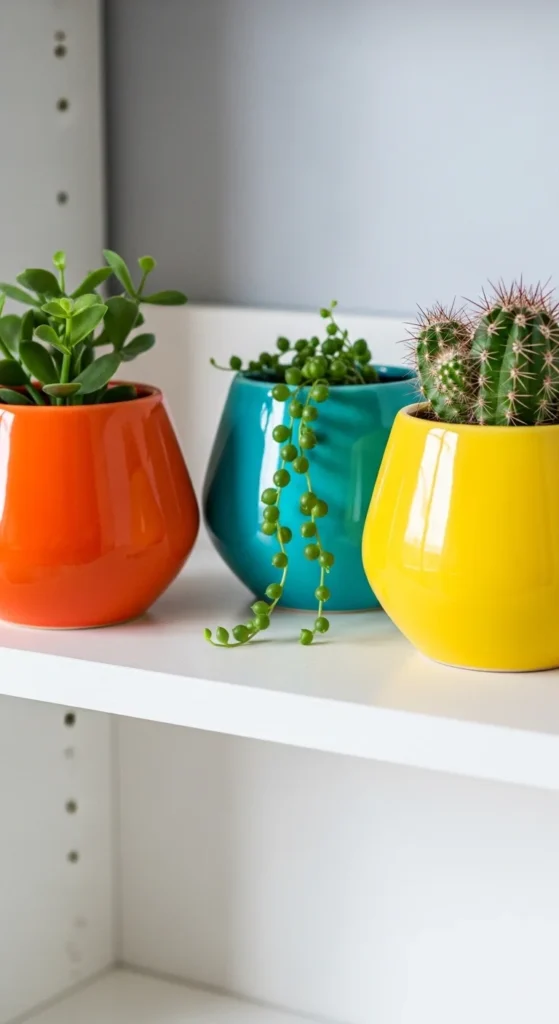 Colorful Ceramic Planters for a Pop of Brightness