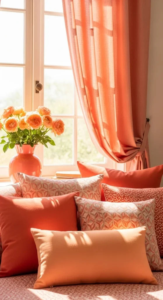 Coral and Peach Hues