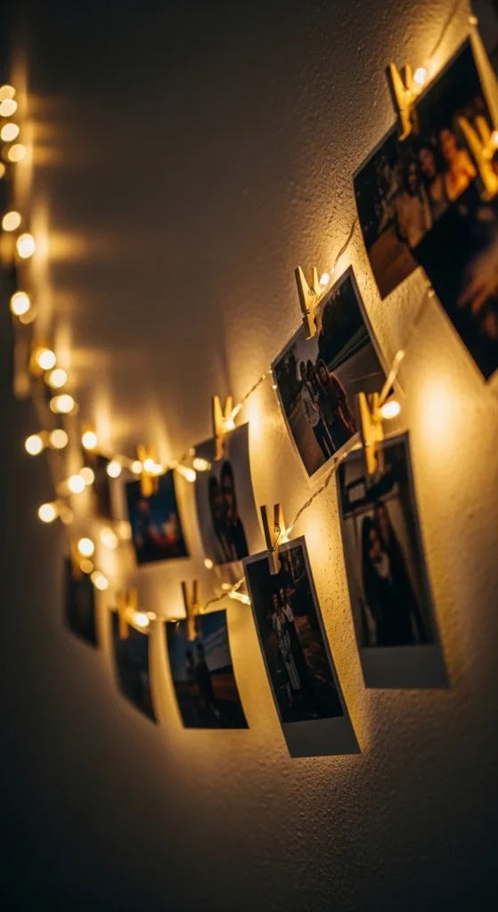 DIY Photo Clip String Lights