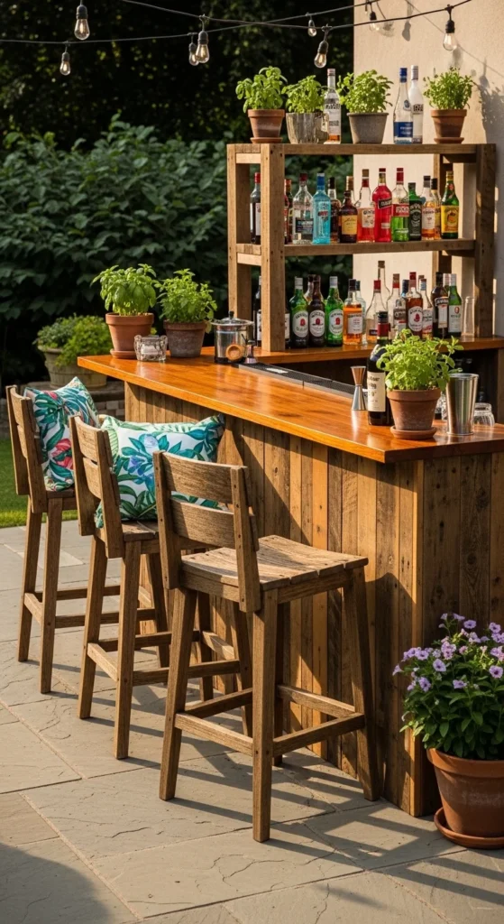 Design an Outdoor Bar Area
