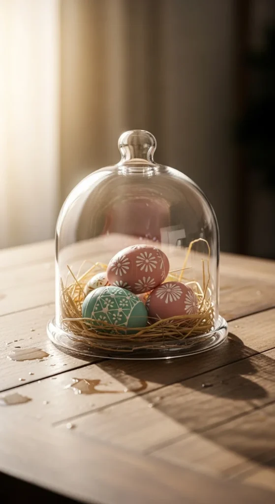 Easter Egg Cloche Displays