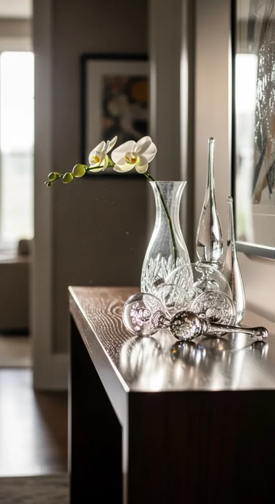 Elegant Crystal or Glassware Accents
