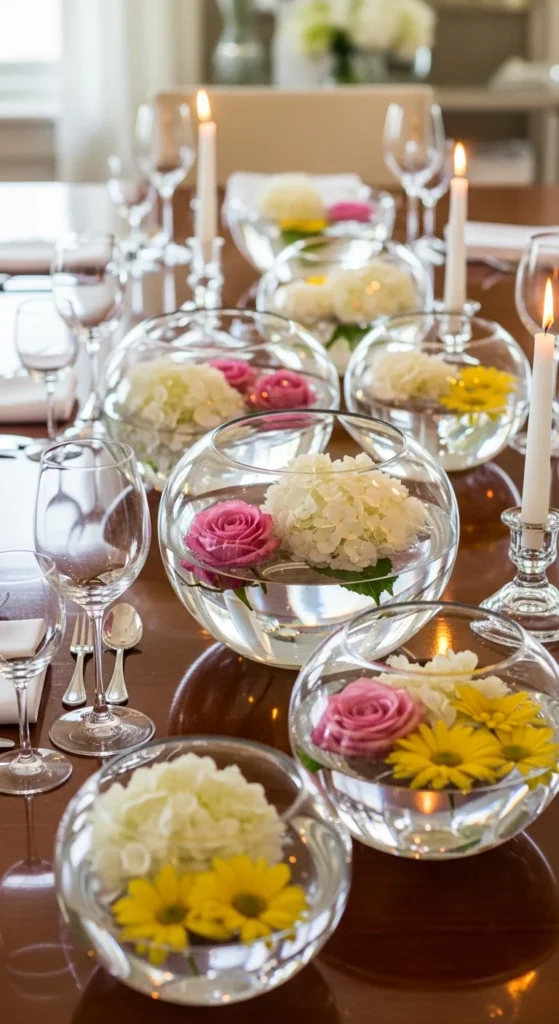 Floating Flower Bowls