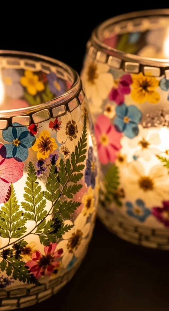 Floral Candle Holders