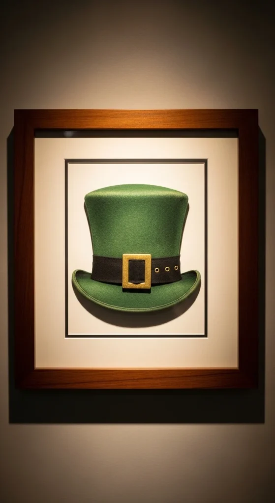 Framed Leprechaun Hat Art