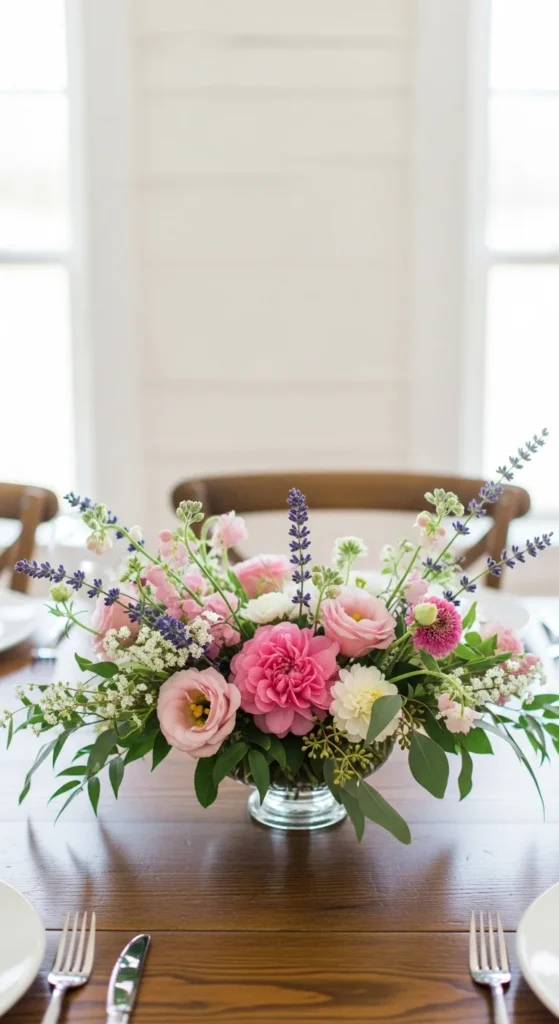 Fresh Floral Table Centerpieces