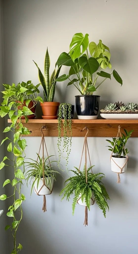 Fresh Greenery for a Lively Feel