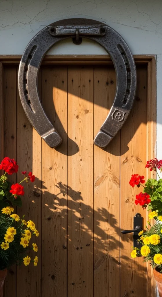 Front Door Lucky Horseshoe