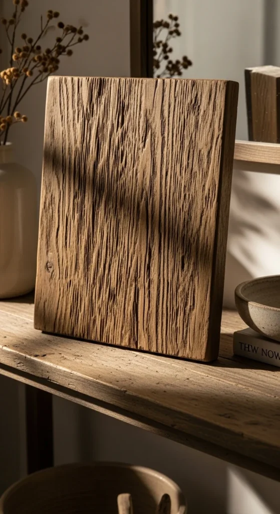 Hand-Carved Barnwood Plaque