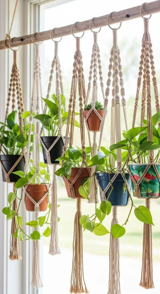 Hanging Macramé Plant Holders