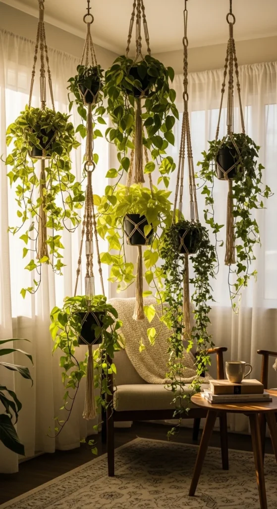 Hanging Macrame Planters