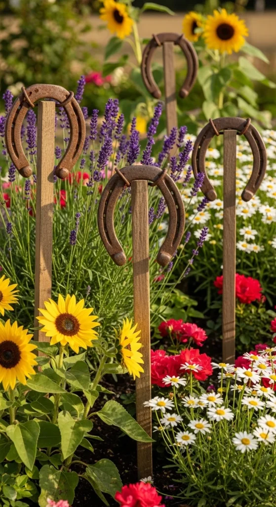 Horseshoe Garden Stakes