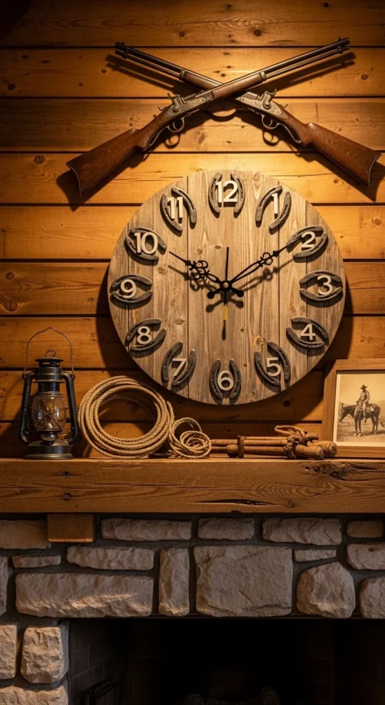 Horseshoe Wall Clock