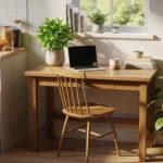 How to Decorate a Kitchen Office Nook That Saves Space