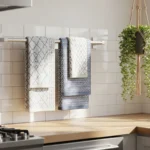 How to Style Kitchen Towel Bars Without Looking Cluttered