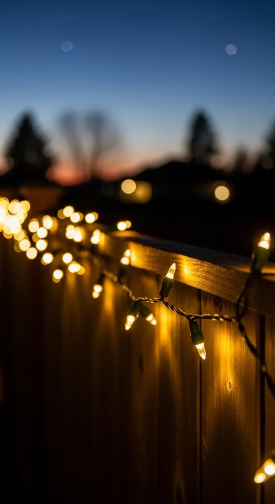 Incorporate String Lights for a Magical Ambience