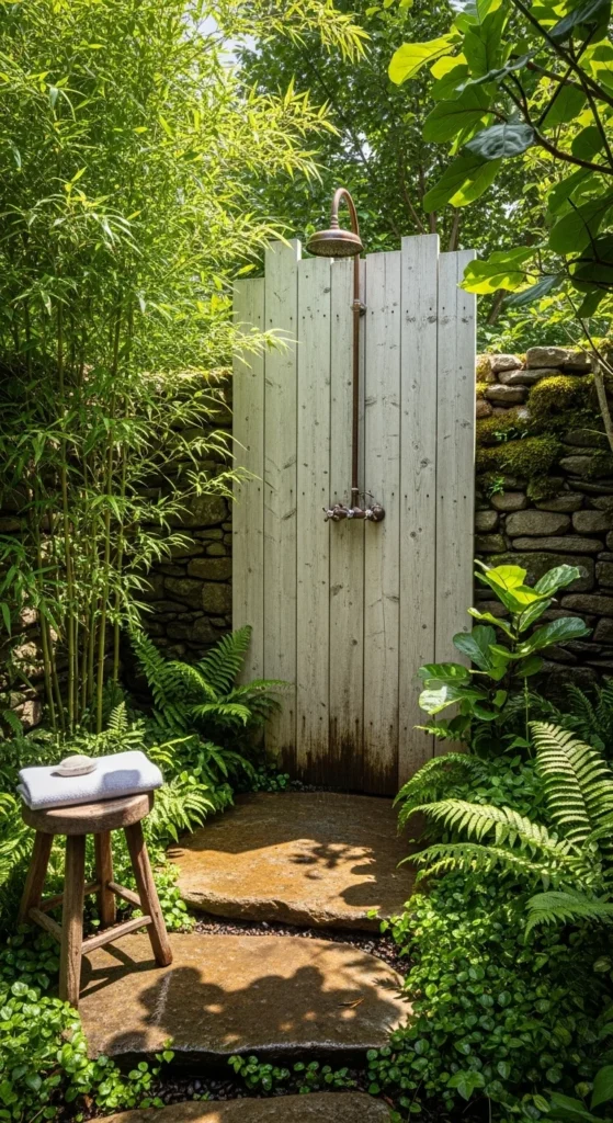 Install an Outdoor Shower Area