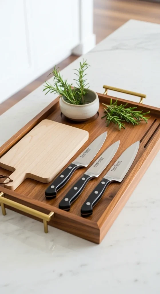 Keep It Organized with Trays and Baskets