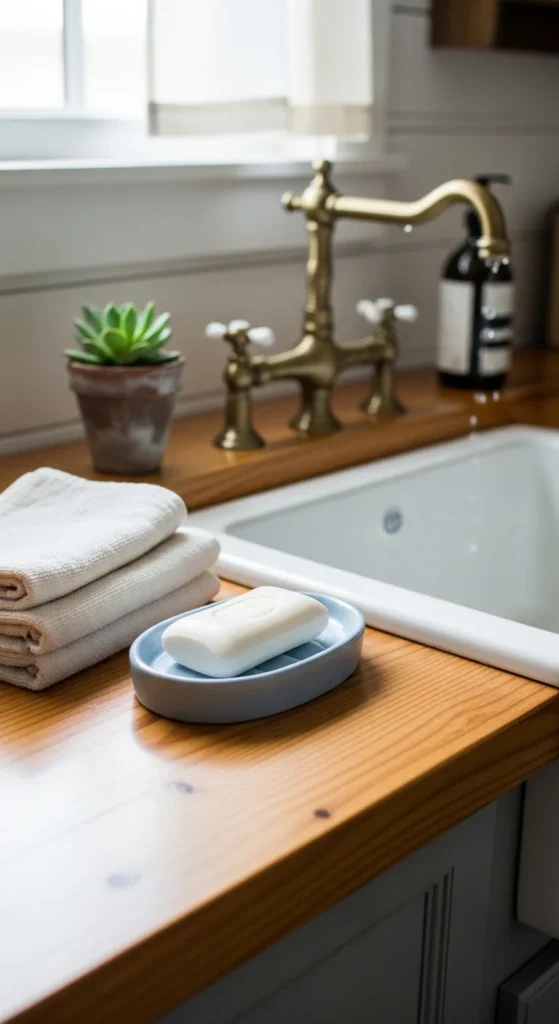 Keep the Countertops Simple and Natural