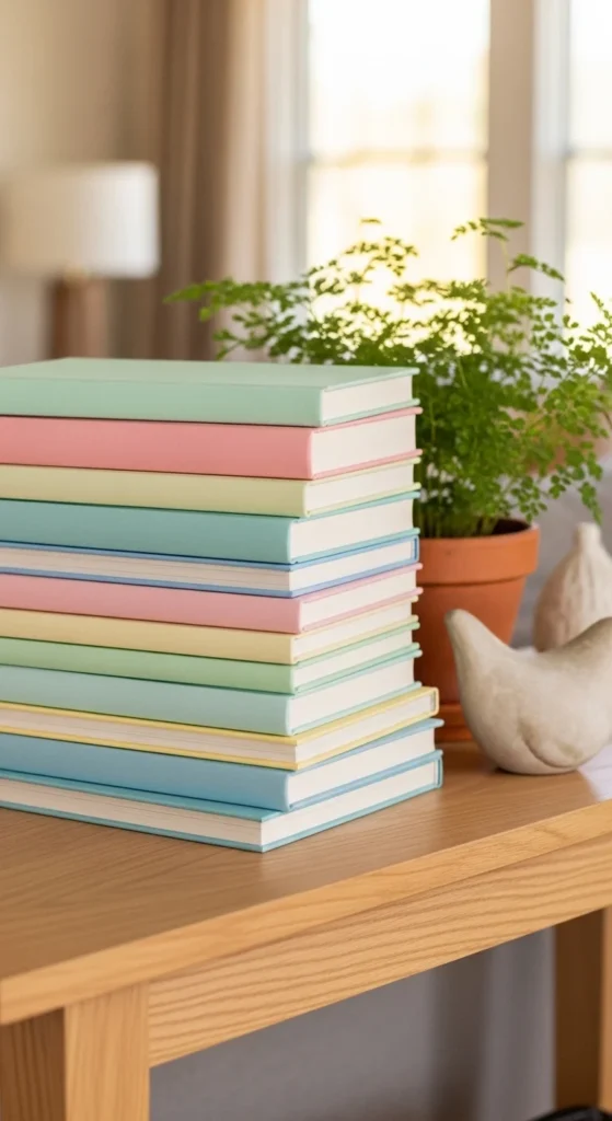 Layered Books for Visual Interest