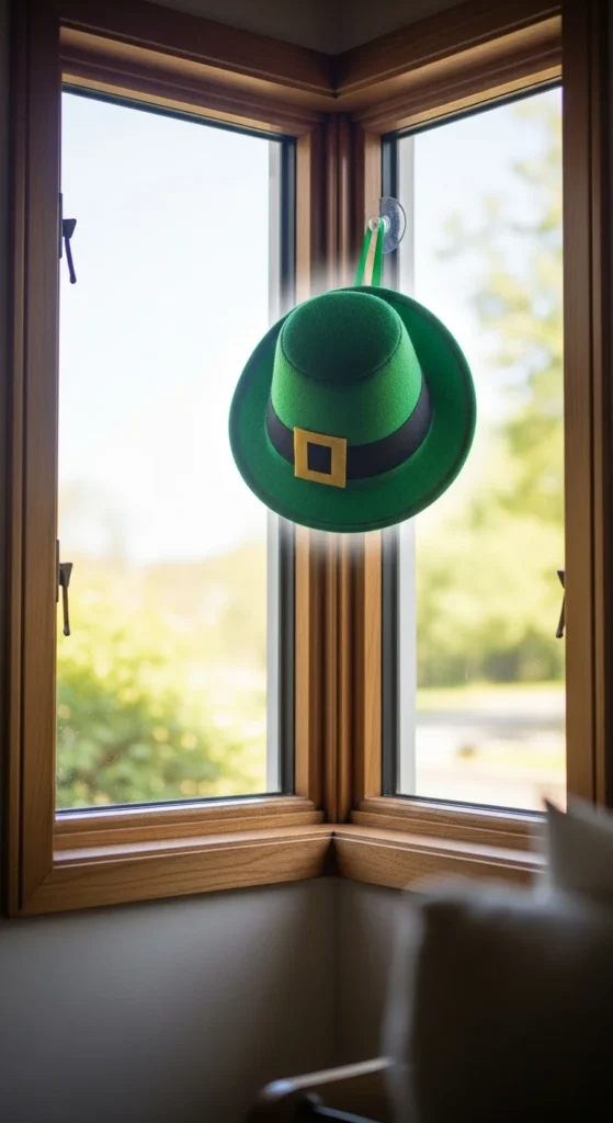 Leprechaun Hat Window Decor