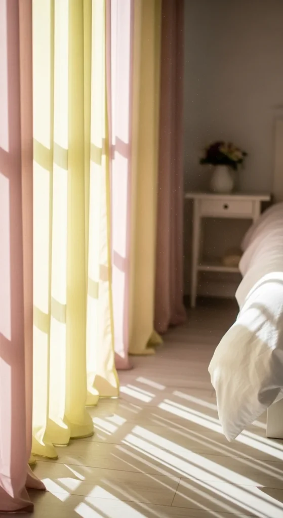 Light Pastel Curtains