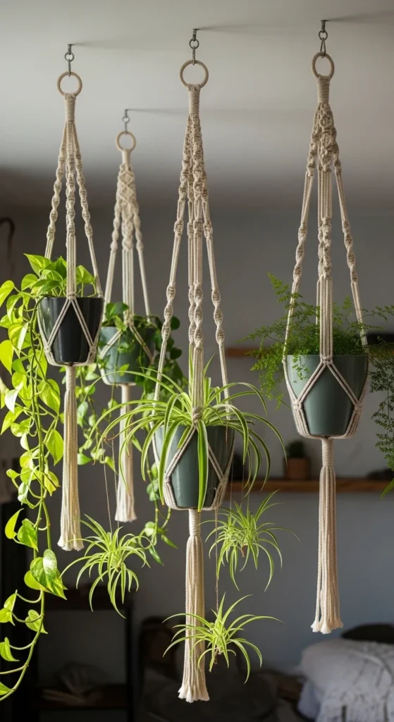 Macrame Ceiling Hangers