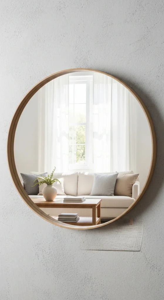 Minimalist Neutral Mirrors