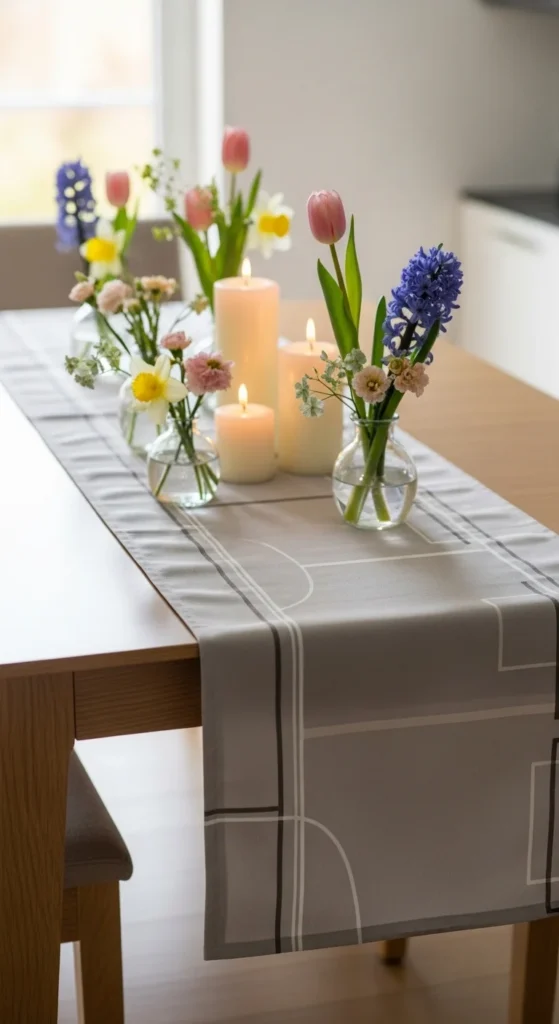 Modern Easter Table Runner