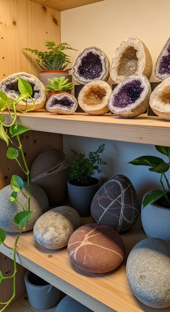 Natural Stone Decor for Earthy Vibes