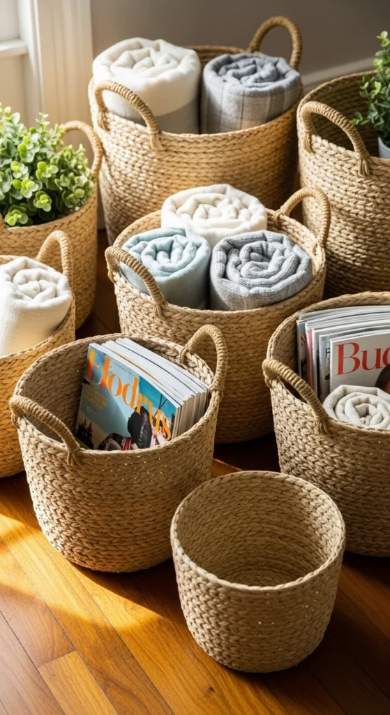 Neutral Woven Baskets