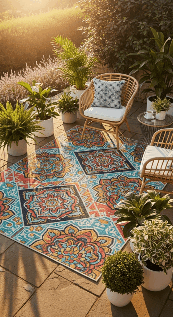 Outdoor Rug for a Cozy Vibe