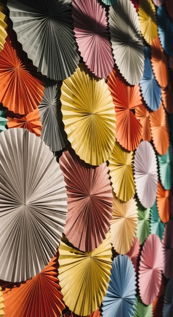 Paper Fan Wall