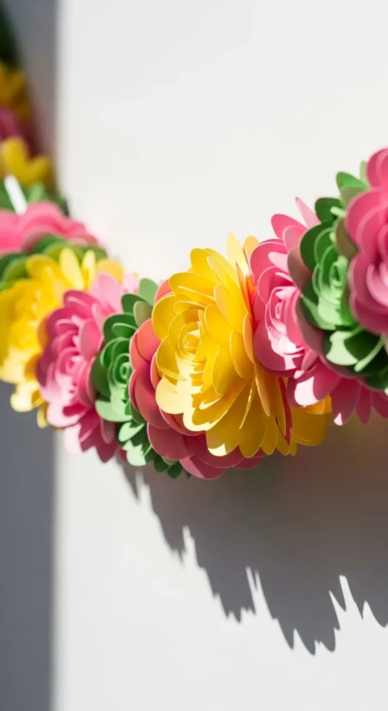 Paper Flower Garland