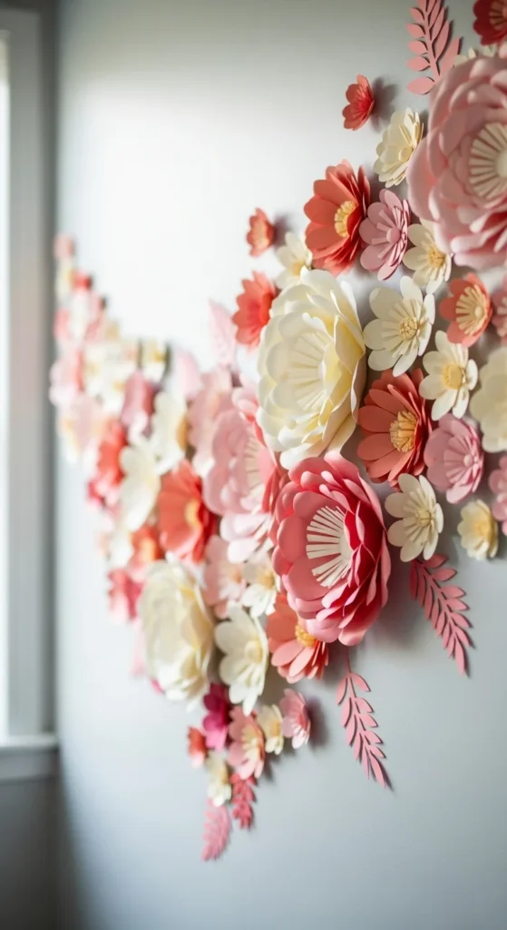 Paper Flower Wall Art