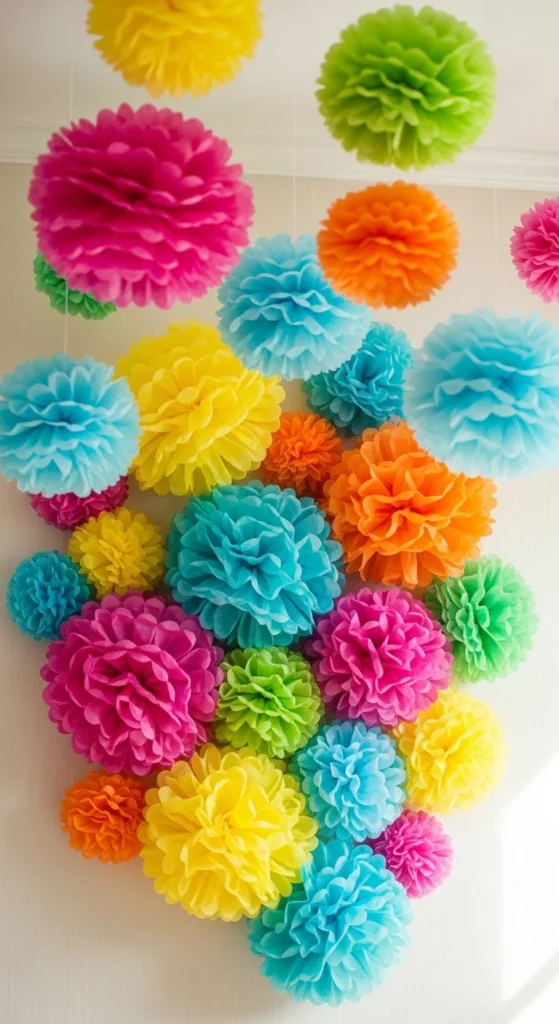 Paper Pom-Poms